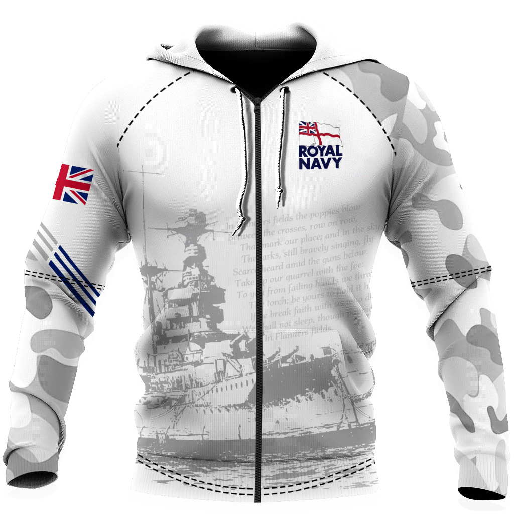 Royal Navy United Kingdom 3D All Over Printed Unisex Shirts