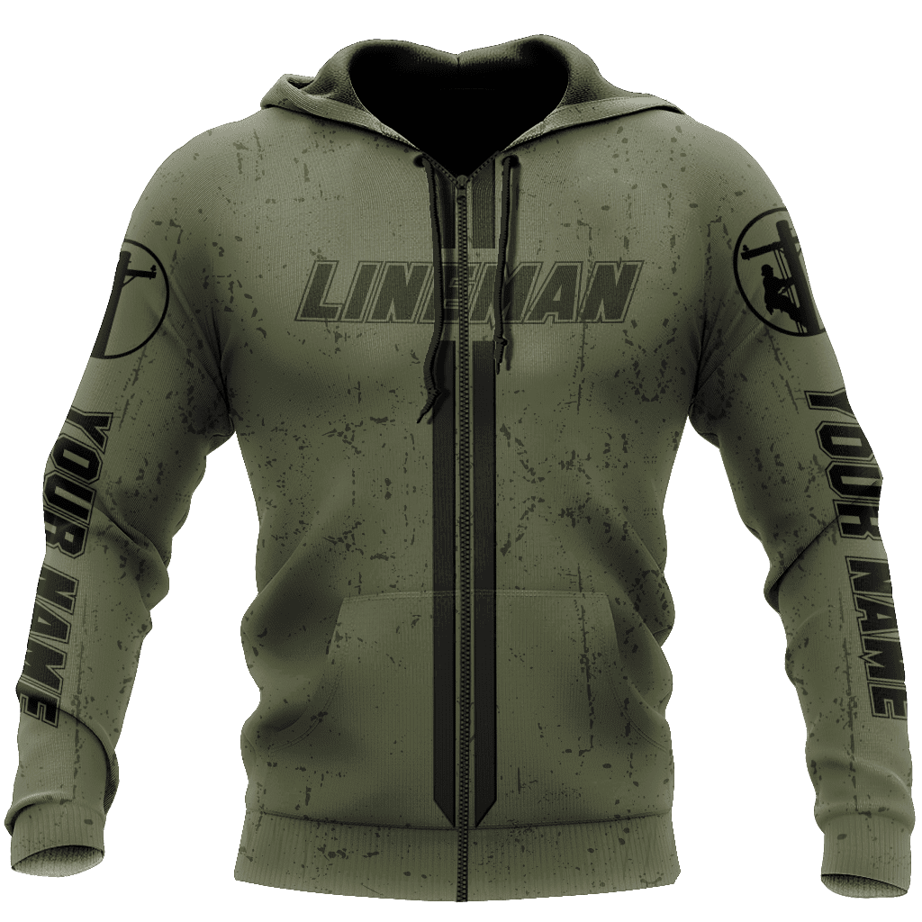 Customize Name Lineman Hoodie For Men And Women HHT14052104