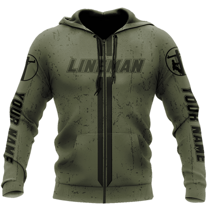 Customize Name Lineman Hoodie For Men And Women HHT14052104