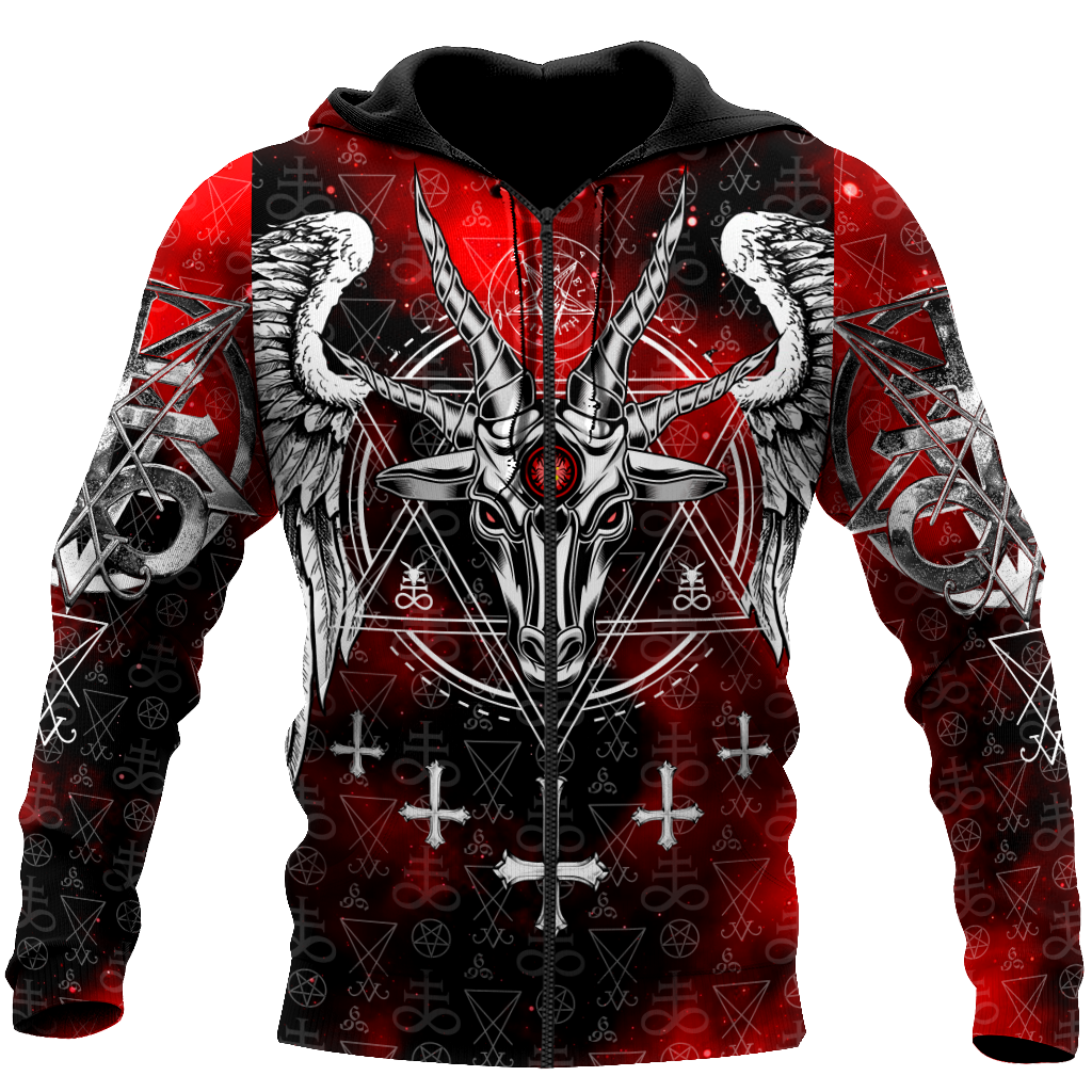 3D All Over Printed Satanic Unisex Shirts