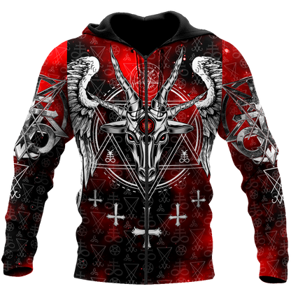 3D All Over Printed Satanic Unisex Shirts