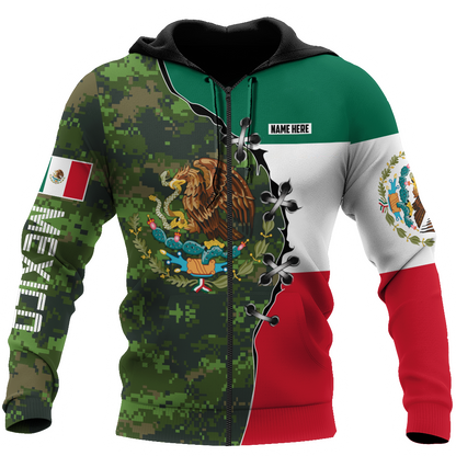 Personalized Mexican Hoodie 3D All Over Printed  Unisex Hoodie