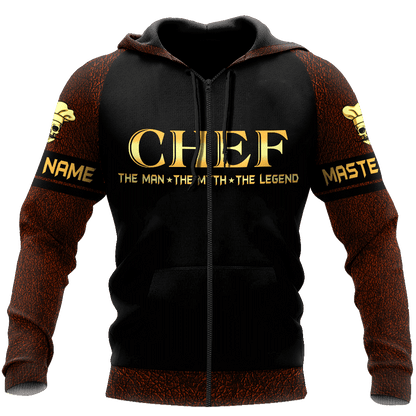 Custom Name Master Chef 3D All Over Printed Unisex Shirts