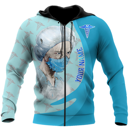 Premium Nurse Customize 3D All Over Printed Unisex Shirts
