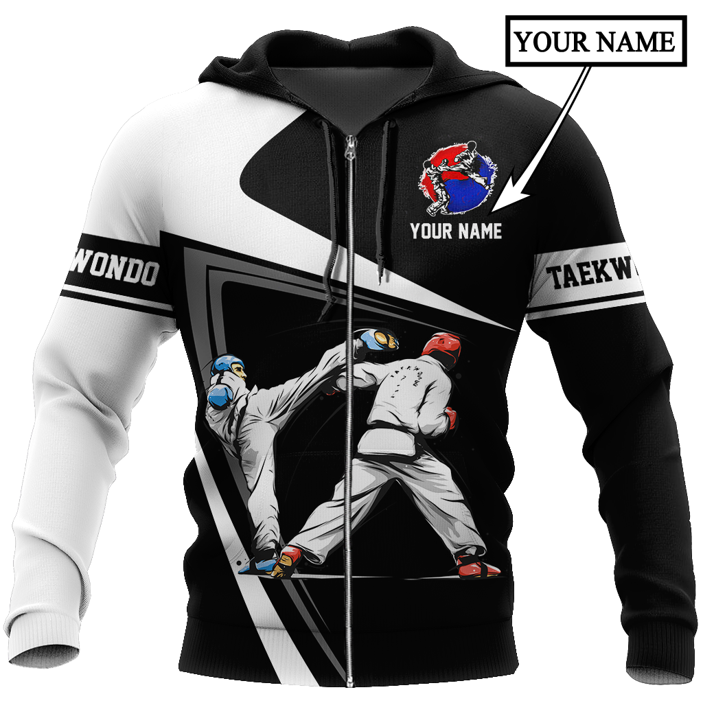 Customize Name Taekwondo Hoodie For Men And Women DD18032104