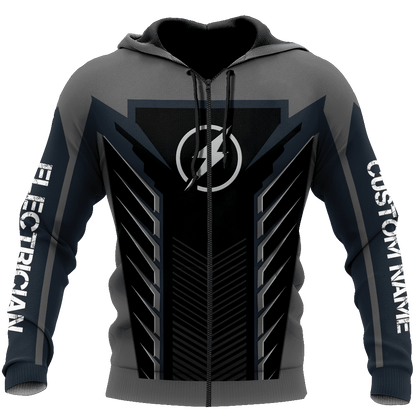 Customize Name Electrician Hoodie For Men And Women HHT23042101