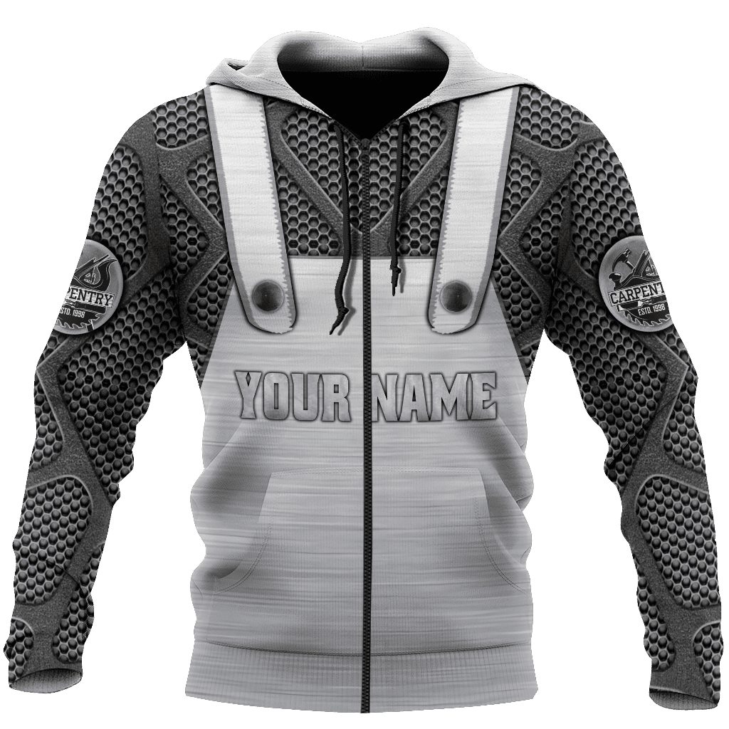 Premium Custom Name Carpenter 3D All Over Printed Unisex Shirts