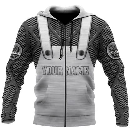 Premium Custom Name Carpenter 3D All Over Printed Unisex Shirts