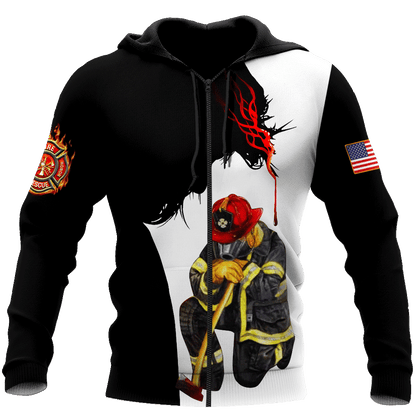 Firefighter 911 Patriot Day 3D All Over Printed Unisex Shirts