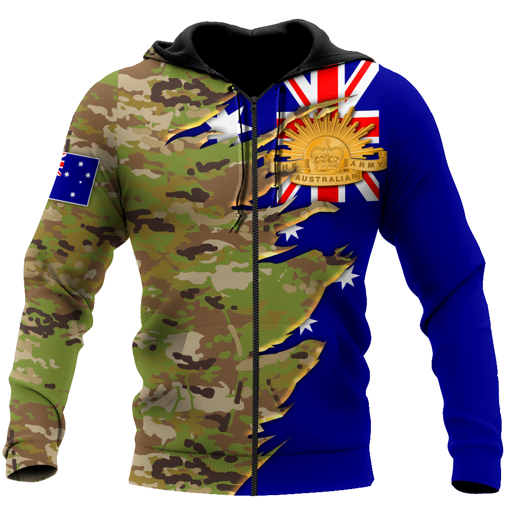 Australian Veteran - Jesus 3D All Over Printed Shirts MH10032107