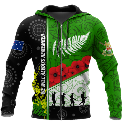 Premium Anzac Day 3D All Over Printed Unisex