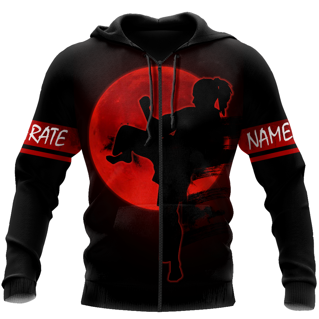 Customize Name Karateka Women Karate Hoodie For Men And Women TNA11032102