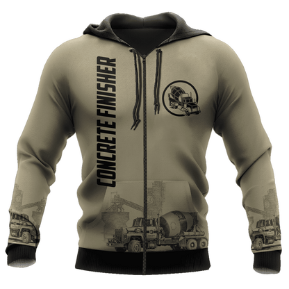 Legend Concrete Finisher 3D printed shirts