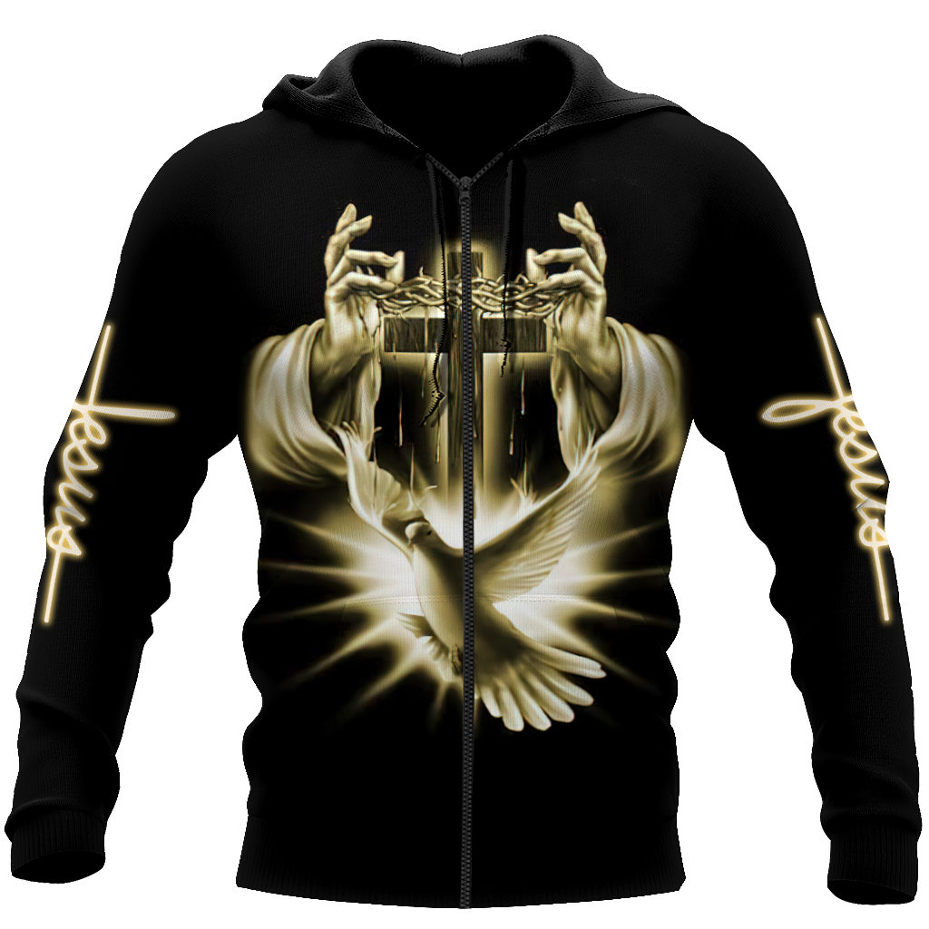 Premium Unisex Hoodie 3D All Over Printed Easter Day Christian Jesus No11 ML