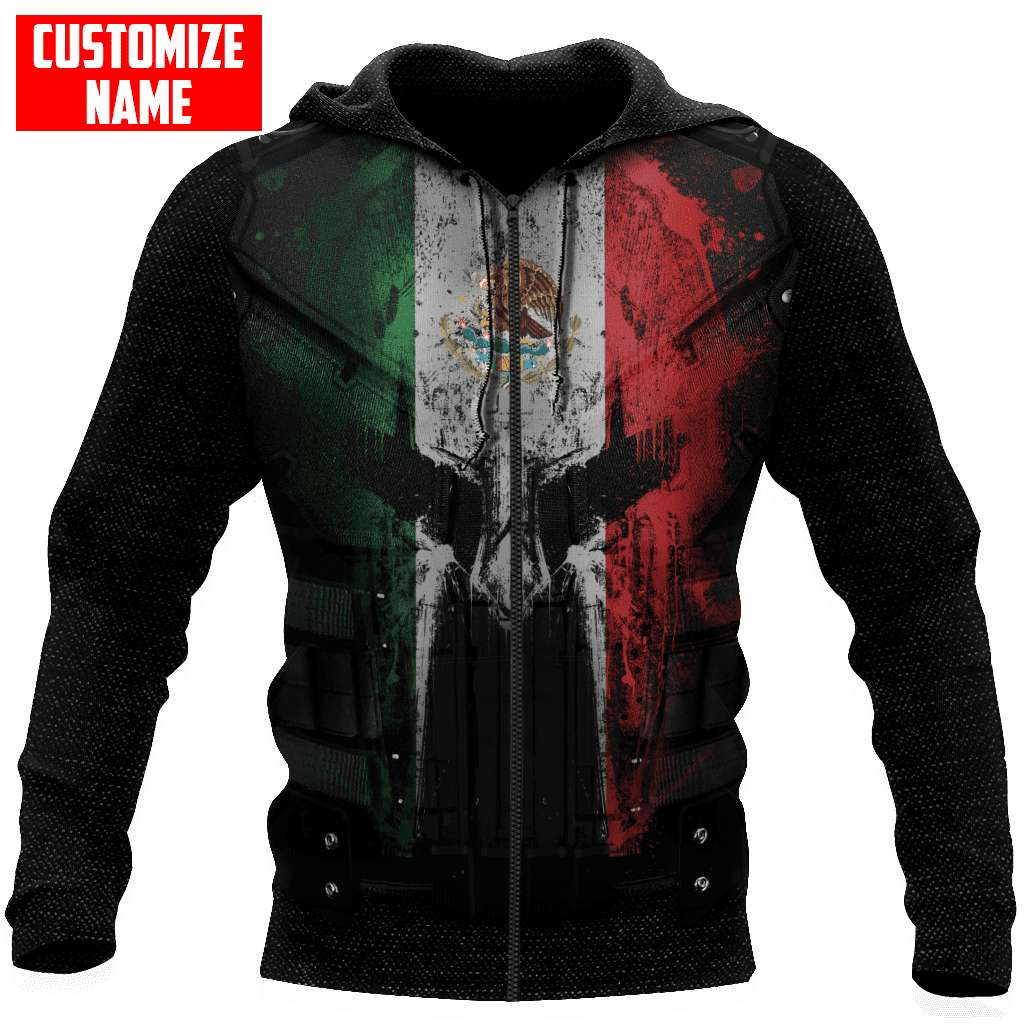 Customized Name Coat Of Arms Mexico 3D All Over Printed Unisex Shirts