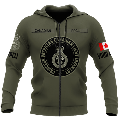 Custom Name XT Canadian Veteran PPCLI 3D Printed Clothes DA07042105