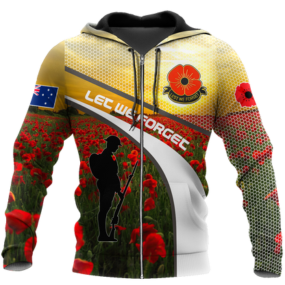 Premium Anzac Day 3D All Over Printed
