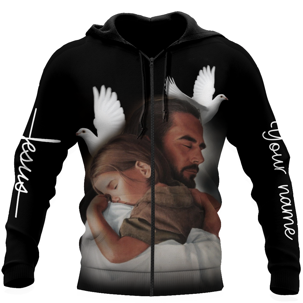 Premium Christian Jesus Personalized Name 3D All Over Printed Unisex Shirts DQB17022101