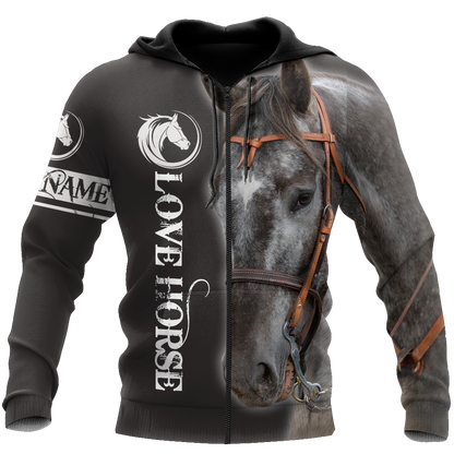 Personalized Name Horse Lovers 3D All Over Printed Unisex Shirts