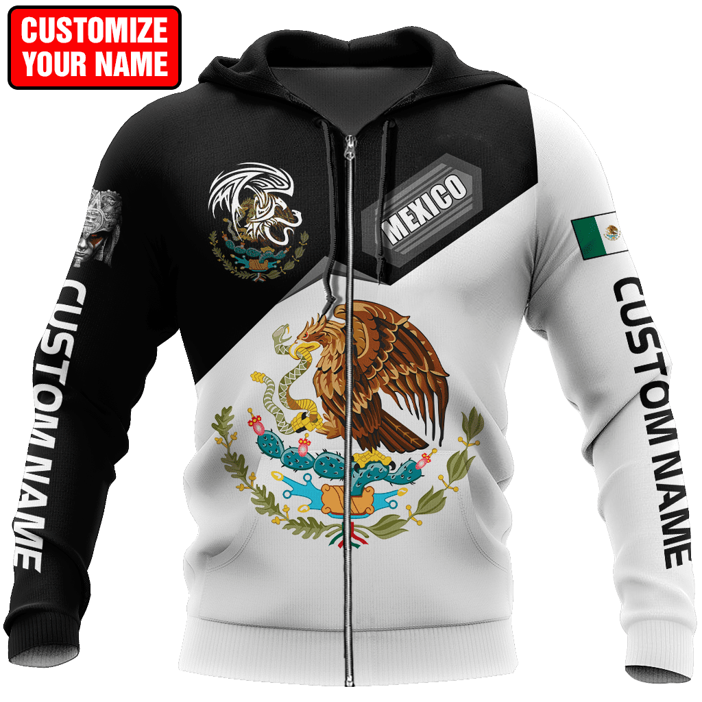 Personalized Name Mexican 3D All Over Printed Unisex Shirts