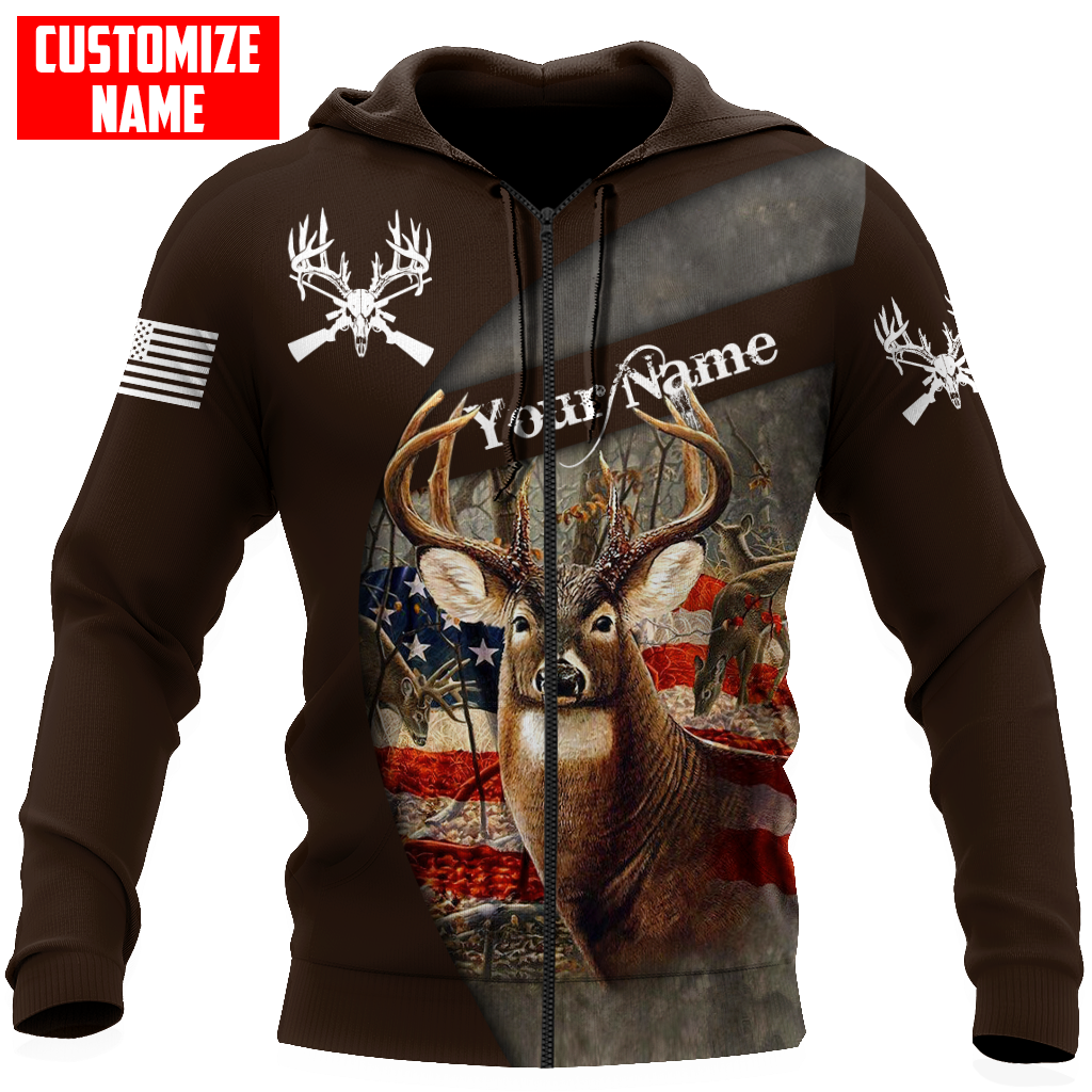 Customized Name Hunting Season 3D All Over Printed Unisex Shirts