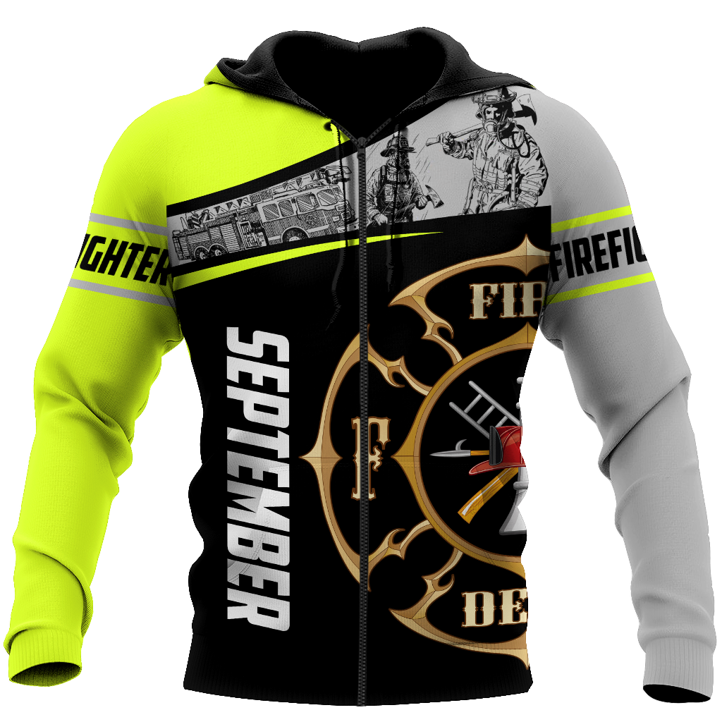 September Firefighter Hoodie For Men And Women MH28012121