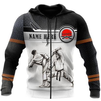 Customize Name Combat Karate Hoodie For Men And Women TNA15032102