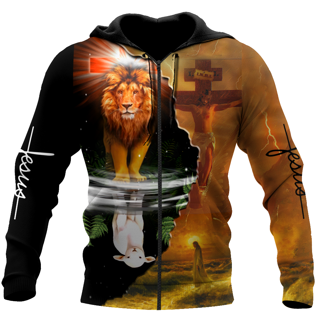 Jesus Lion Lamp 3D All Over Printed Shirts