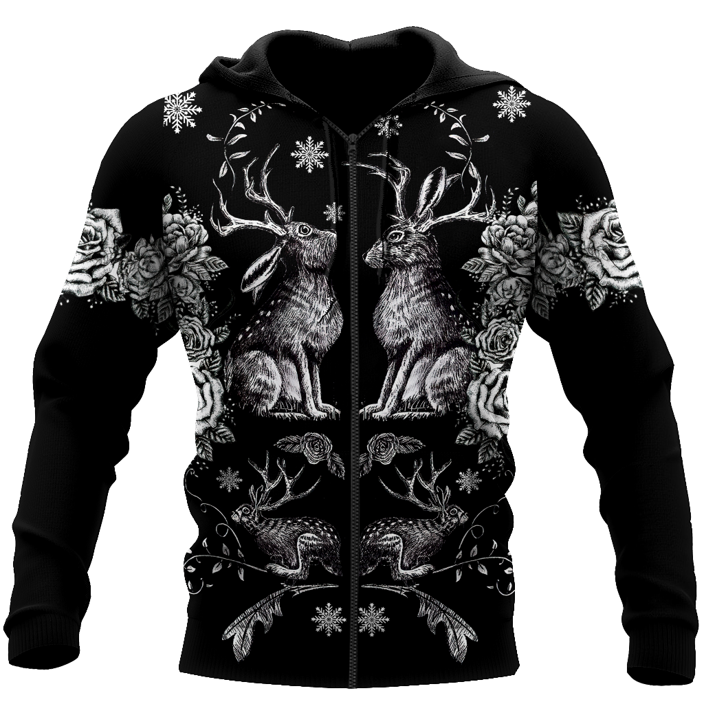 Premium Jackalope 3D All Over Printed Unisex Shirts