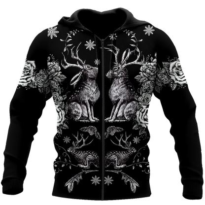 Premium Jackalope 3D All Over Printed Unisex Shirts