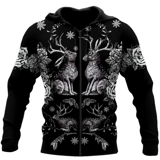 Premium Jackalope 3D All Over Printed Unisex Shirts