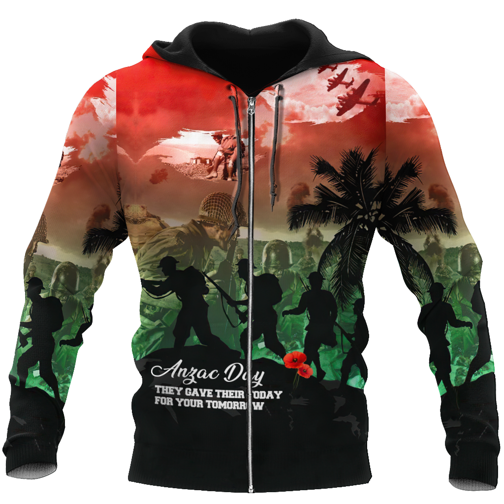 Remembrance Anzac Day Premium Unisex Shirts ML