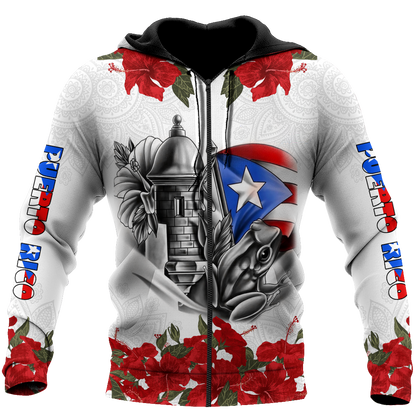 Maga Flower Puerto Rico Hoodie For Men And Women MH24022104