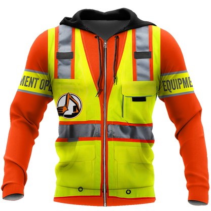 Customize Name Heavy Equipment Operator 3D All Over Printed Unisex Shirts