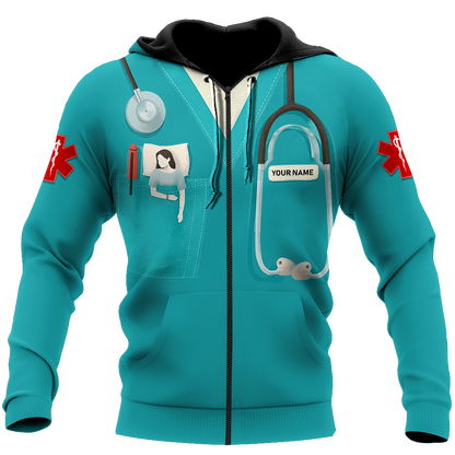 Premium Nurse Customize 3D All Over Printed Unisex Shirts