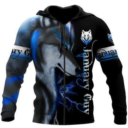 January Guy Wolf 3D Printed Unisex Shirts TN