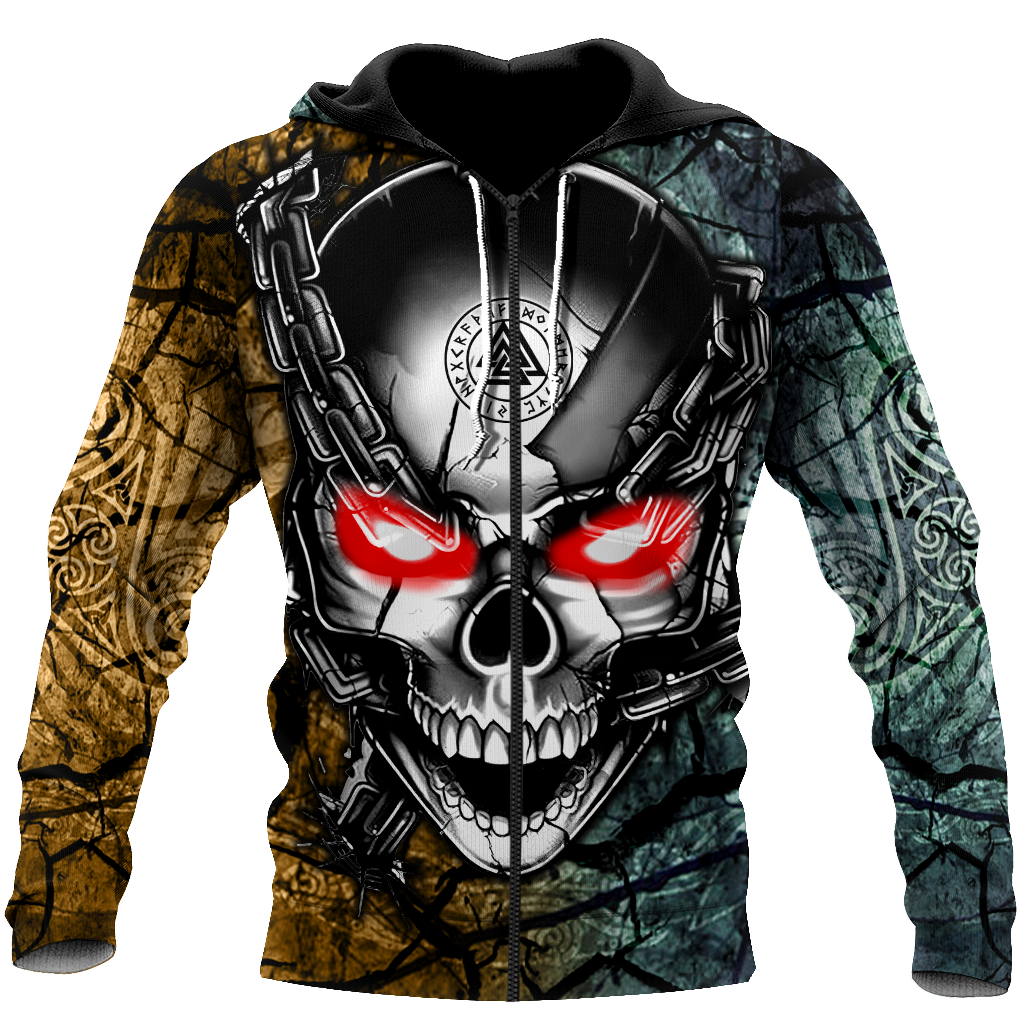 Viking Skull Hoodie For Men And Women MH18032101