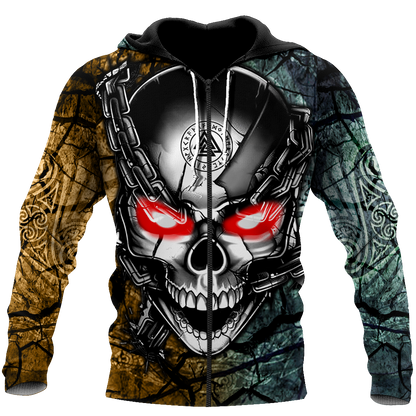Viking Skull Hoodie For Men And Women MH18032101