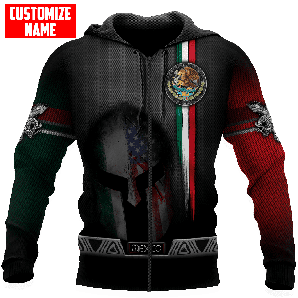 Customized Name Mexico 3D All Over Printed Unisex Shirts