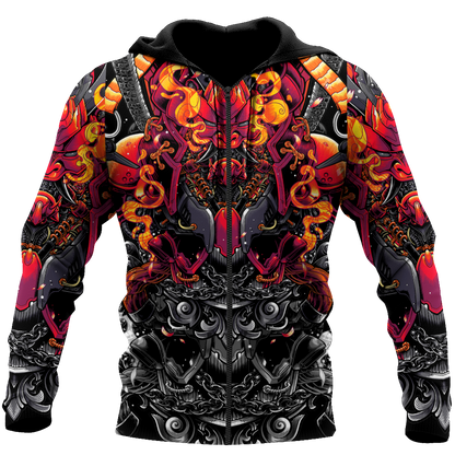 Premium 3D Printed Samurai Shirts MEI