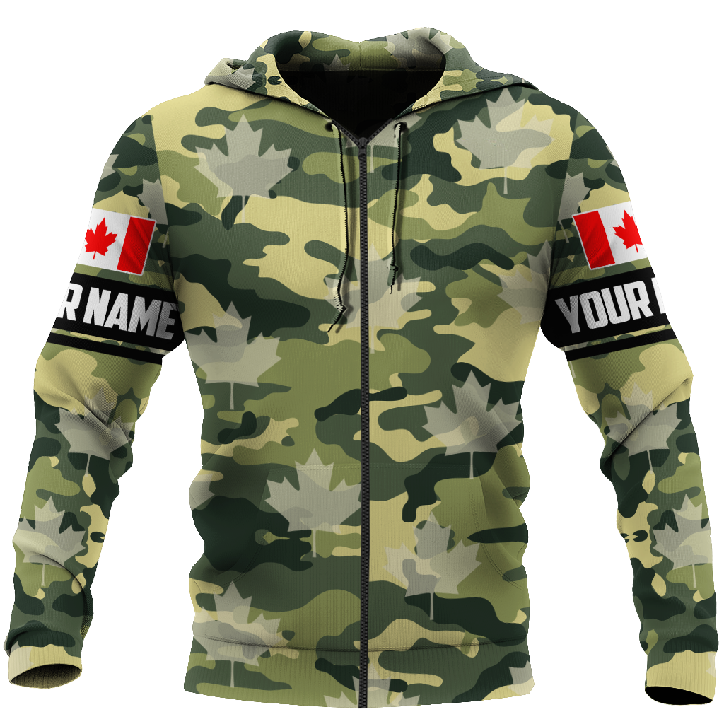 Personalized Name XT Canadian Veteran 3D All Over Printed Clothes DA16032104