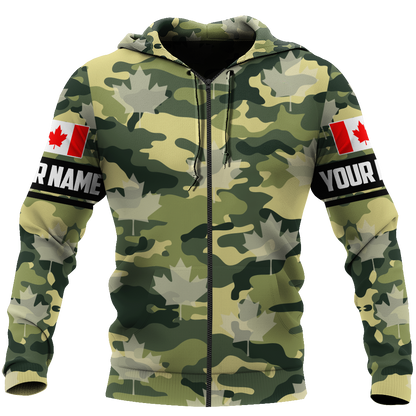 Personalized Name XT Canadian Veteran 3D All Over Printed Clothes DA16032104