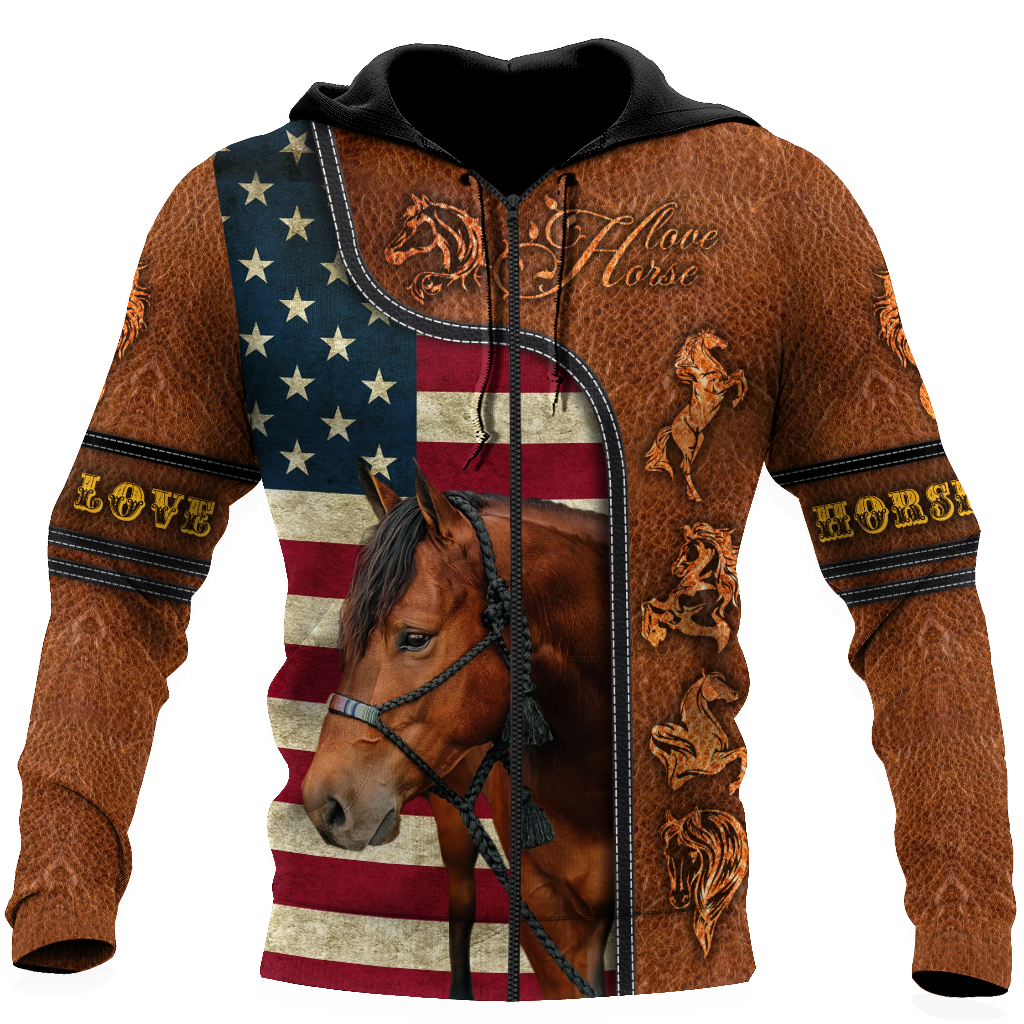 Love Horse 3D All Over Printed Unisex Shirts PD19112002