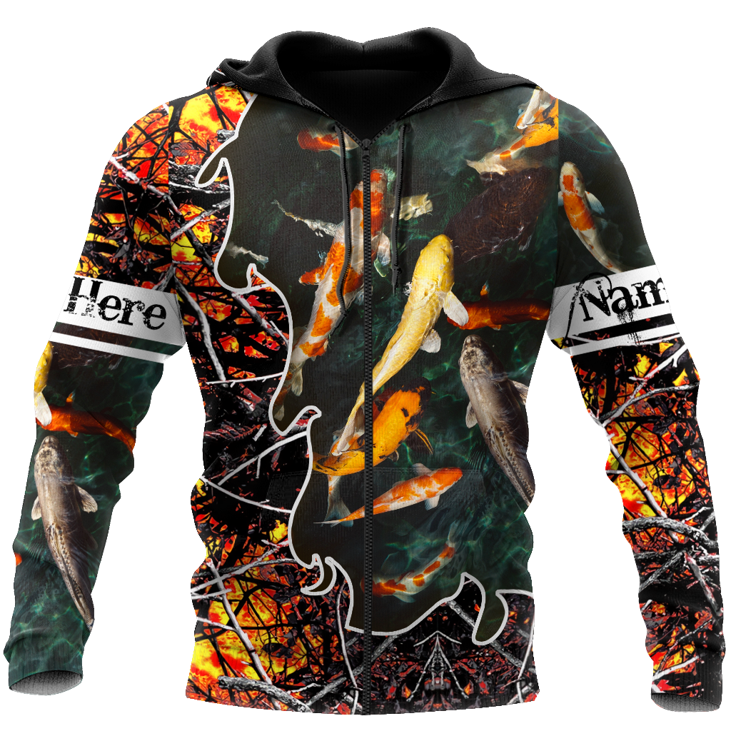 Personalized Name XT Beautiful Koi 3D All Over Printed Shirts  TNA01032102