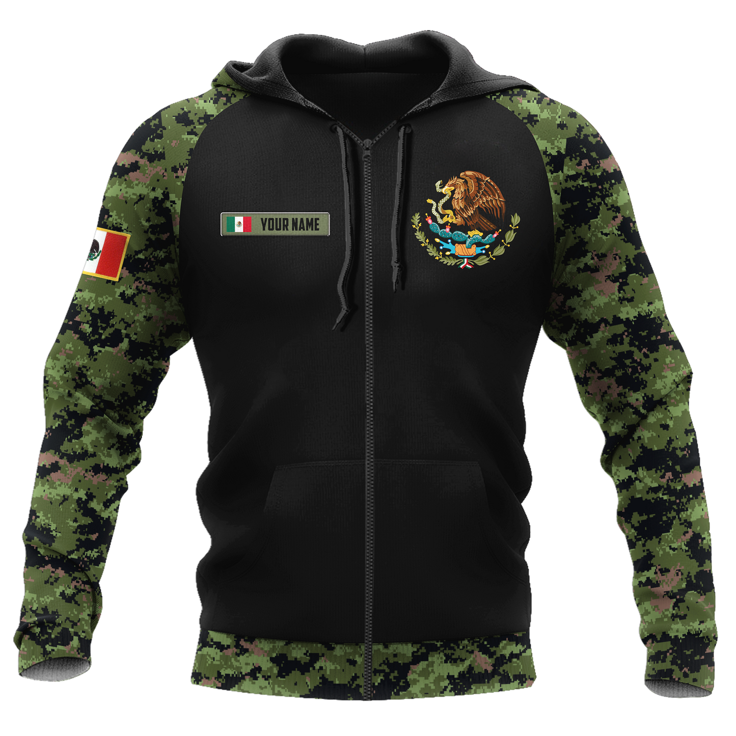 Mexico Coat Of Arms 3D All Over Printed Shirts