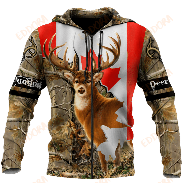 Canadian Deer Hunting 3D All Over Printed Clothes 15032114.CXT