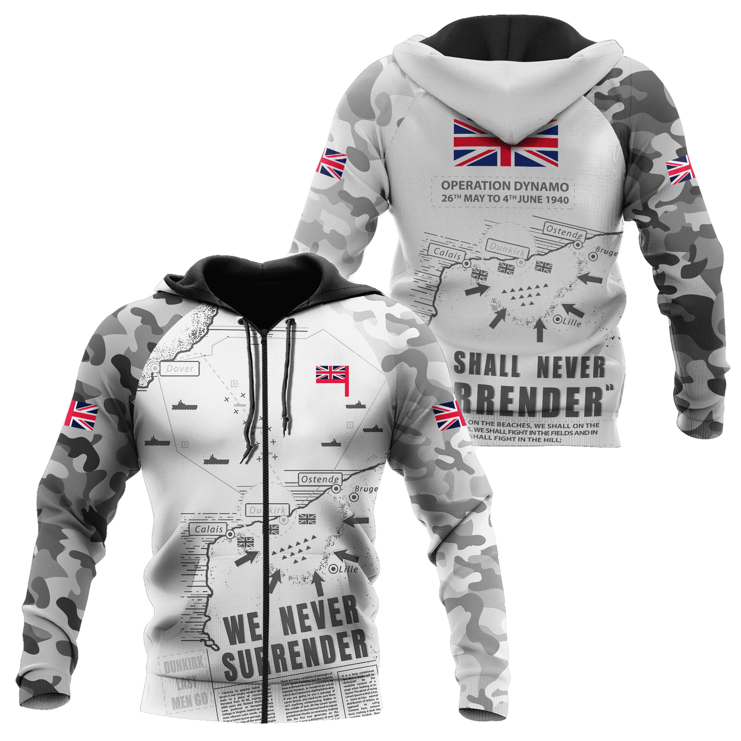 Remembrance Day Lest We Forget 3D All Over Printed Unisex Shirts