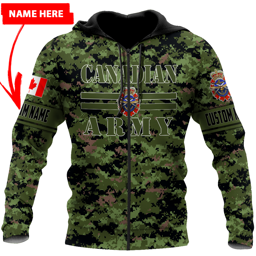 Personalized Name XT Canadian Veteran - Jesus 3D All Over Printed Shirts PD08032102