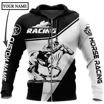 Personalized Horse Racing 3D All Over Printed Unisex Shirts