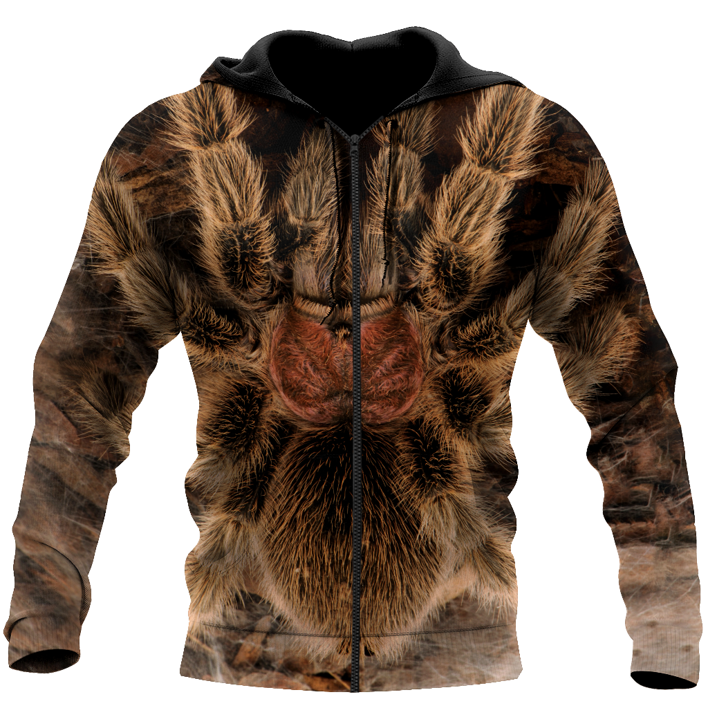 Spider Tarantula 3D All Over Printed Premium Unisex Hoodie ML